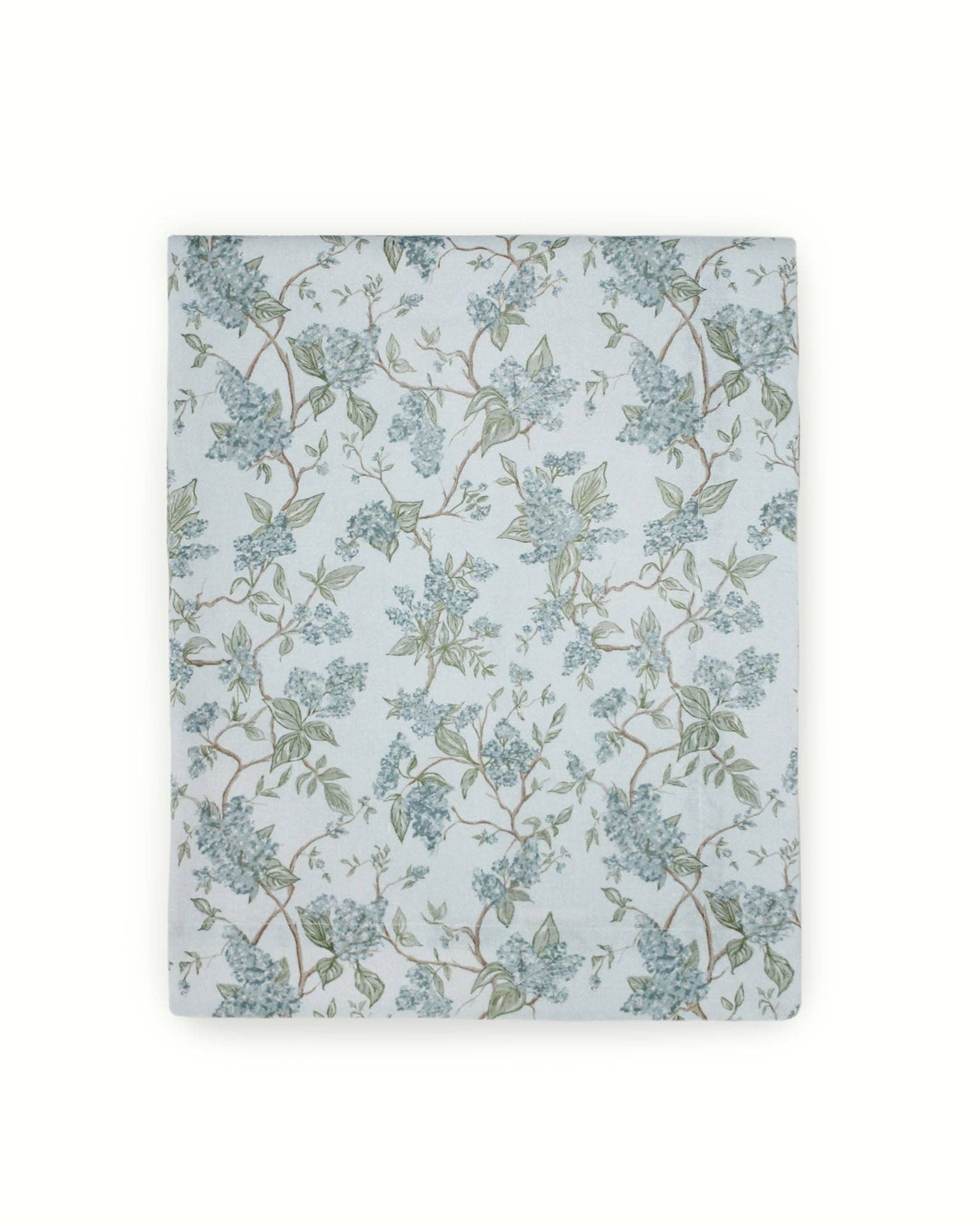 Hyacinth Blue Floral Cotton Tablecloth For Spring and Wedding Table for wholesale on Faire1