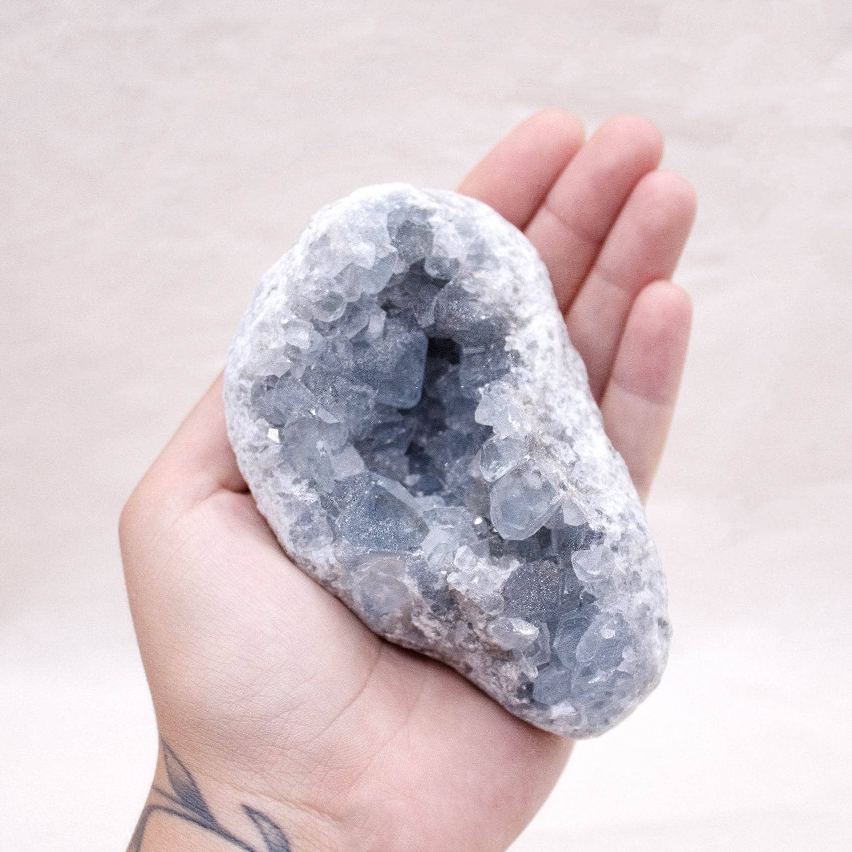 Tiny Rituals - Wholesale Spiritual Stone/Crystal - Celestine Geodes - AAA Premium Quality37