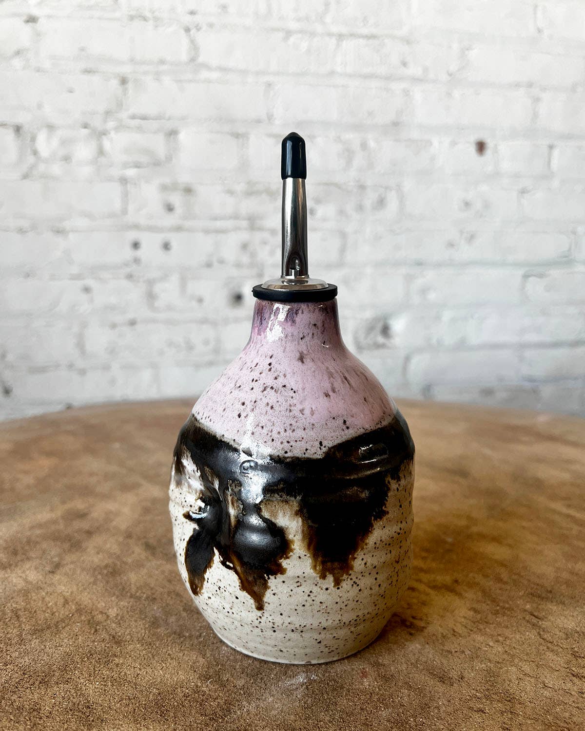 Gina DeSantis Ceramics - Wholesale Oil/Vinegar Dispenser - Borealis Vinegar Cruets9