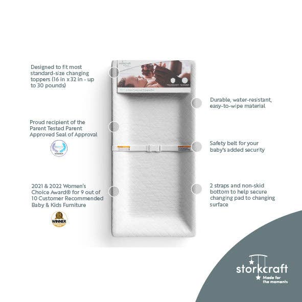 Storkcraft - Wholesale Changing Mat/Pad - Baby - Storkcraft® Nest 4-Sided Contoured Changing Pad8