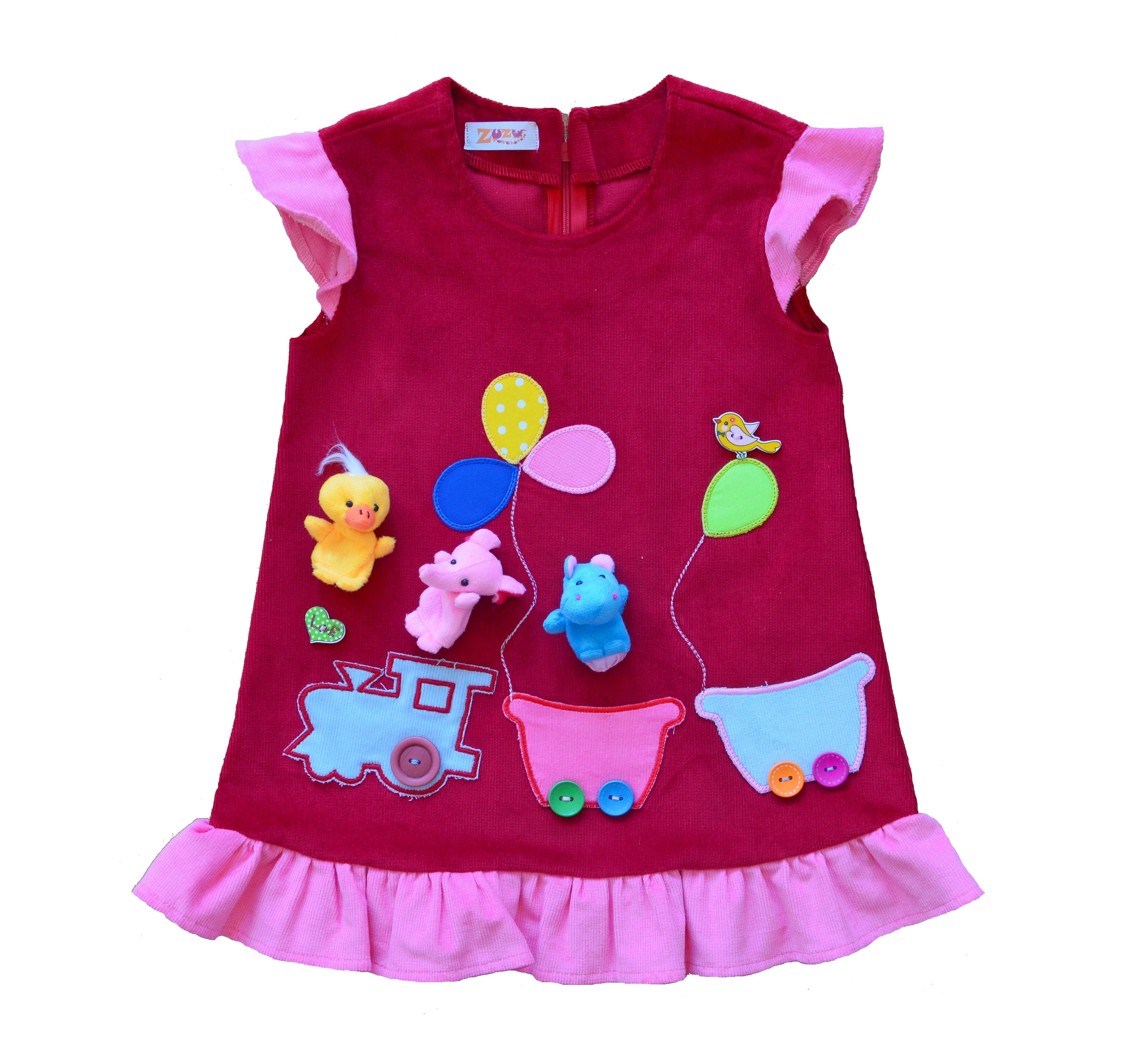 ZuZu Toyclothes - Wholesale Dress - Kids - On The Train Sleeveless Dress2