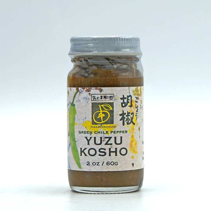 WA Imports - Wholesale Hot Sauce - Yakami Orchards Yuzu Kosho - Green, 2 oz
