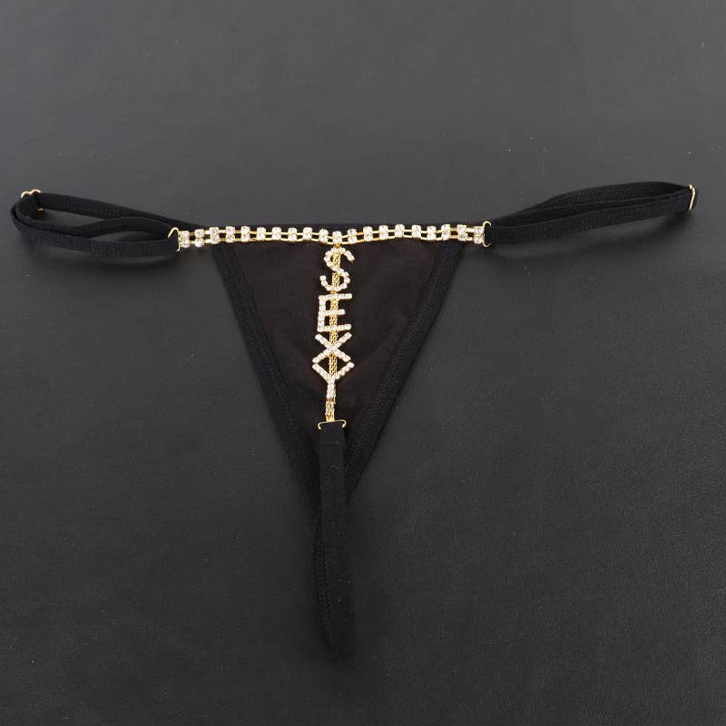 Tourtiwi - Vendita all'ingrosso Intimo - Donna - Reggiseno sexy con lettere di strass