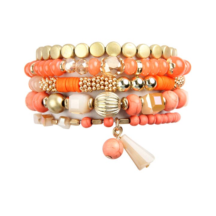 MYS Wholesale Inc - Wholesale Jewelry Set - Multibeads Stretch Bracelet18