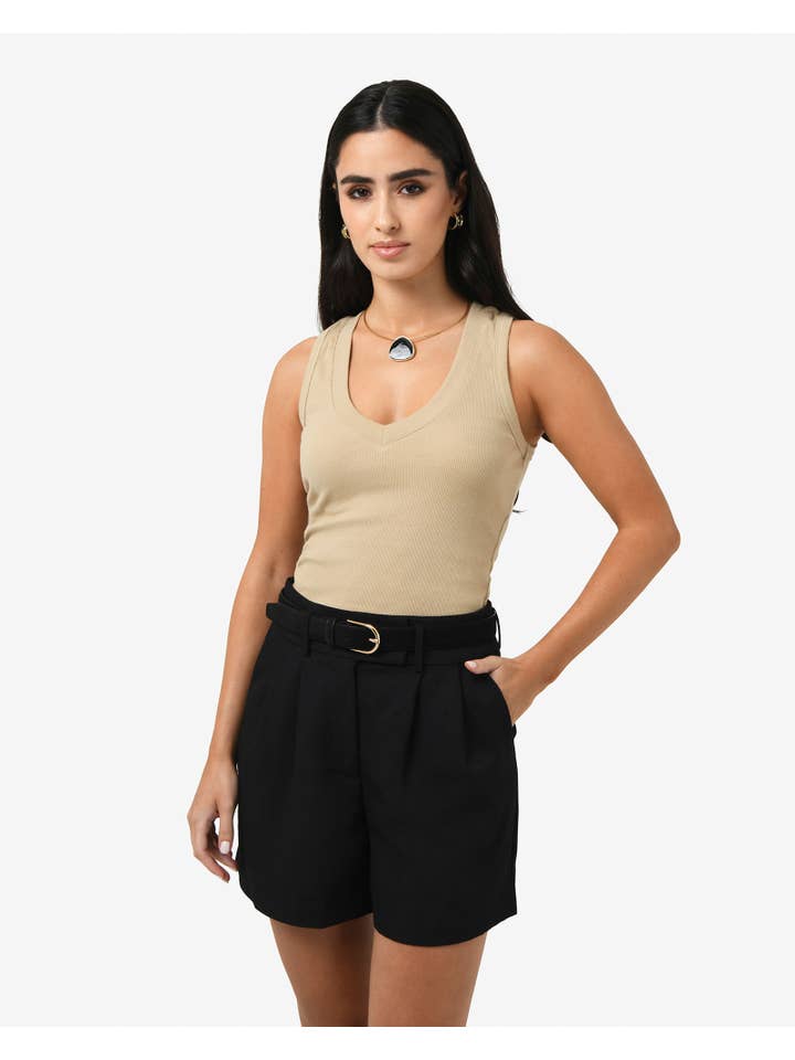 Forcast - Wholesale T-shirt – women's - Forcast Women's Devon V-Neck Singlet17