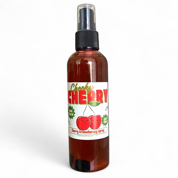 Spray Aromaterapico alla Ciliegia | Sicuro per la pelle | Fatto a mano per la vendita all'ingrosso da parte di Raven’s Hearth