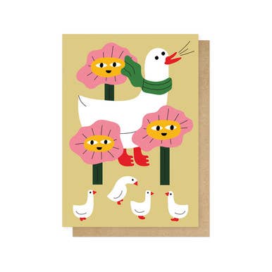 East End Prints - Greetings Cards & Postcards – wholesale Mother’s Day card – Duck Family Mother Greetings Card