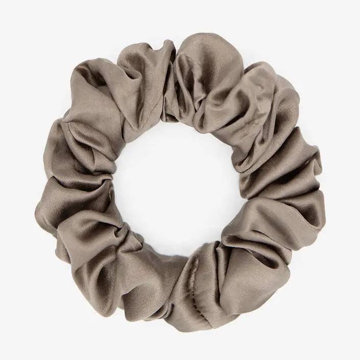 Oyster Silk Scrunchie - Large for wholesale by SilkSleek®