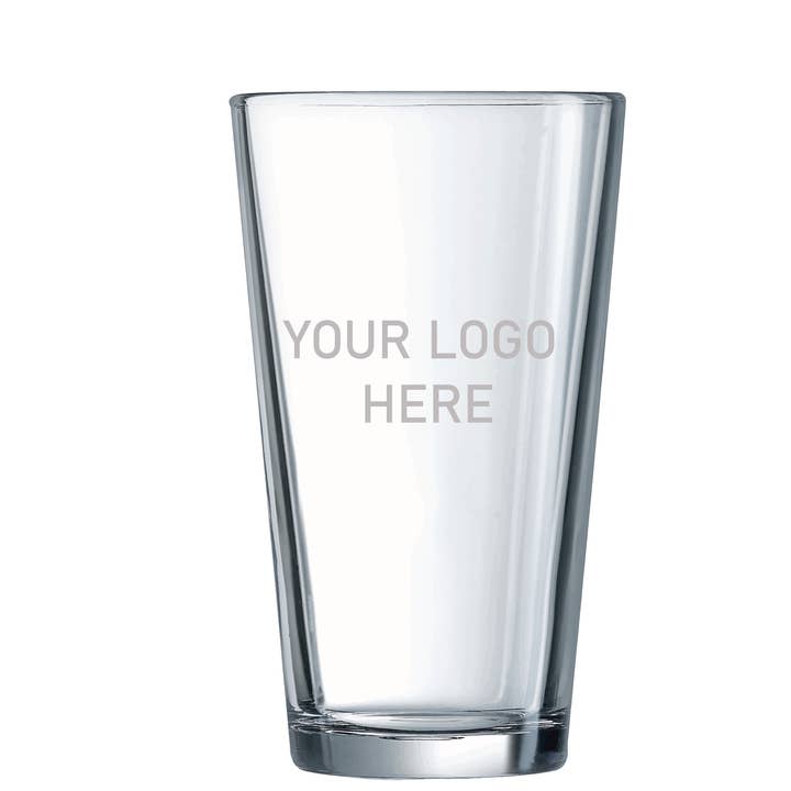 Oh It's A Party - Wholesale Beer Glass/Mug - Pint glass, Your Custom Logo Etched 16oz 1