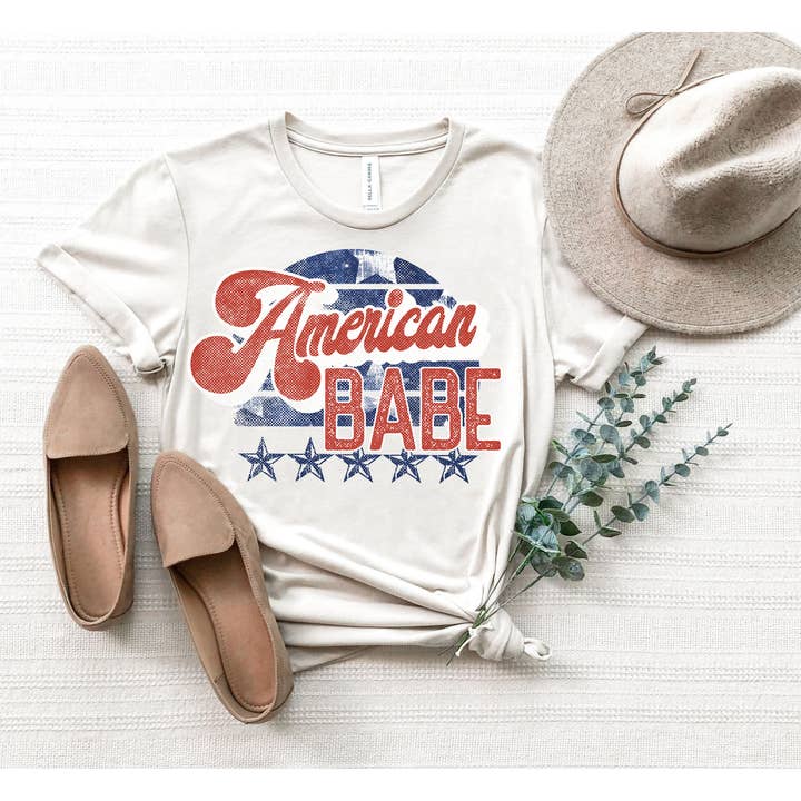 AMERICAN BABE TRANSFER - DTF Transfer für den Großhandel von Sassy and Sublime