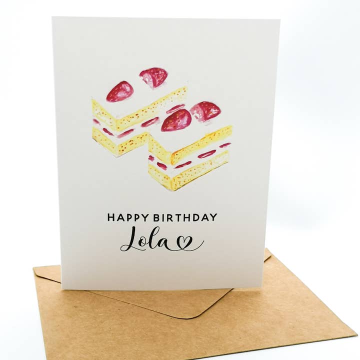 Kristine Lee Designs – Großhandel Geburtstagskarten – Tagalog Philippinische Geburtstagskarte für Lola Oma Aquarell1
