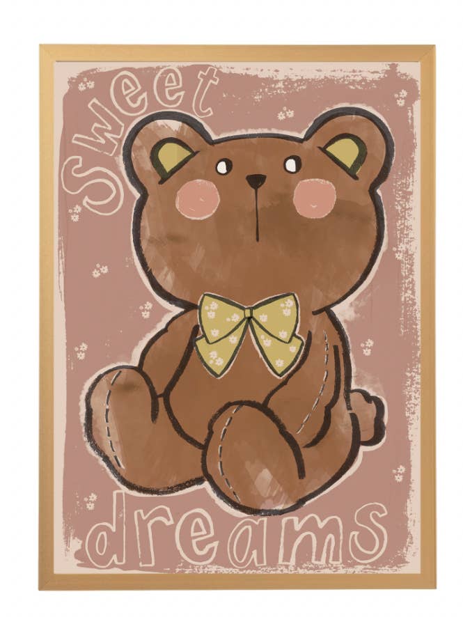 Affiche murale TEDDY 50X70 CM pour la vente par Studioloco