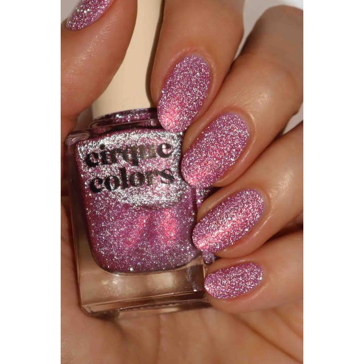 Cirque Colors - Wholesale Nail Polish - Pink Shimmer Flash Reflective Glitter Nail Polish - Cirque C