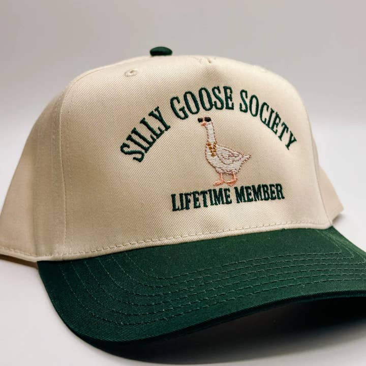 Silly Goose Society Embroidered Hat for wholesale by EnjoyMyDesign