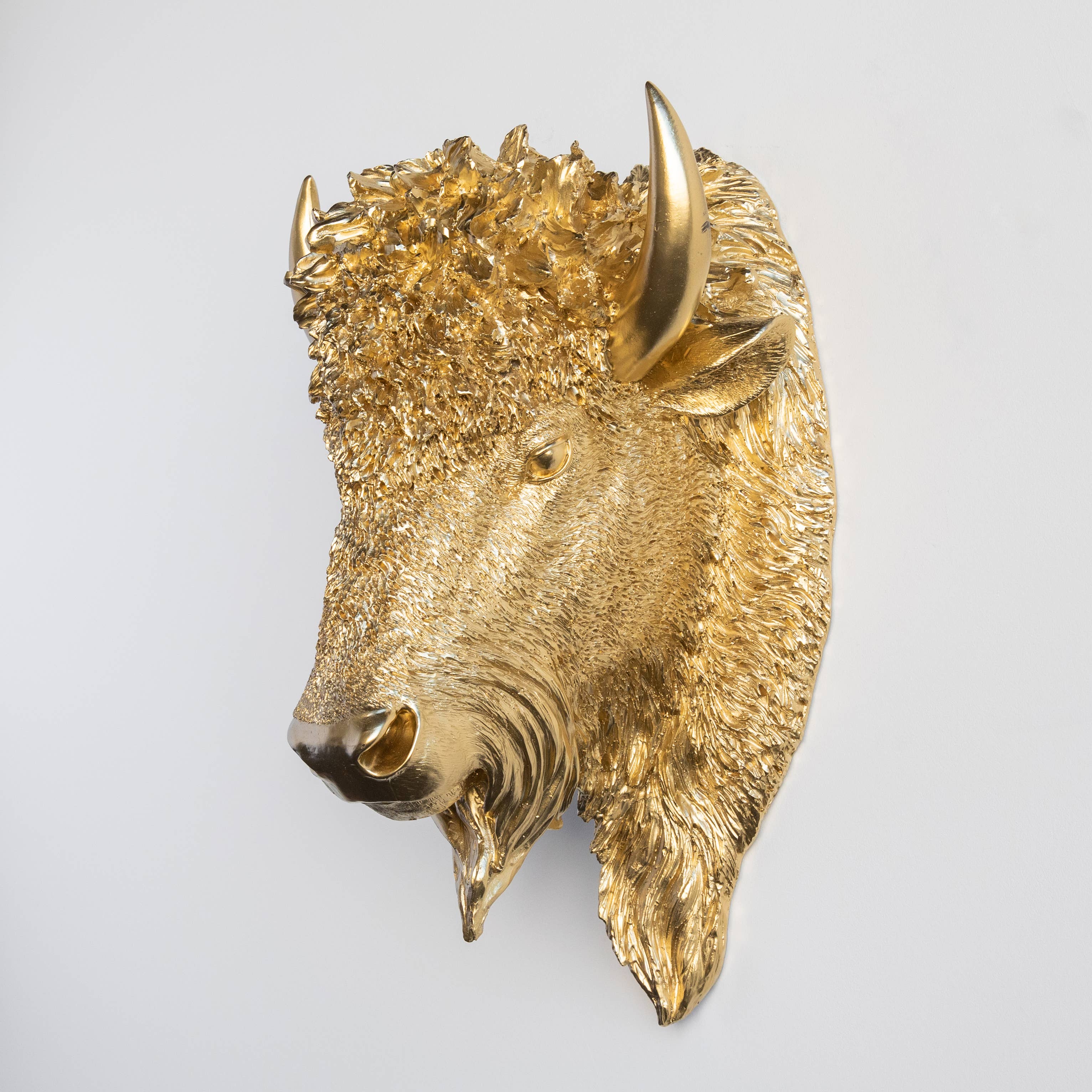 Near and Deer - Wholesale Wall Accent - Faux Bison Wall Mount9