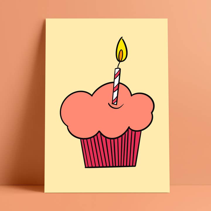 Birthday Cupcake for wholesale by Hey There Leila