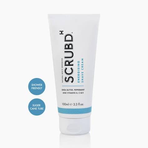 Energising Scheercrème 100ml Tube voor wholesale door SCRUBD
