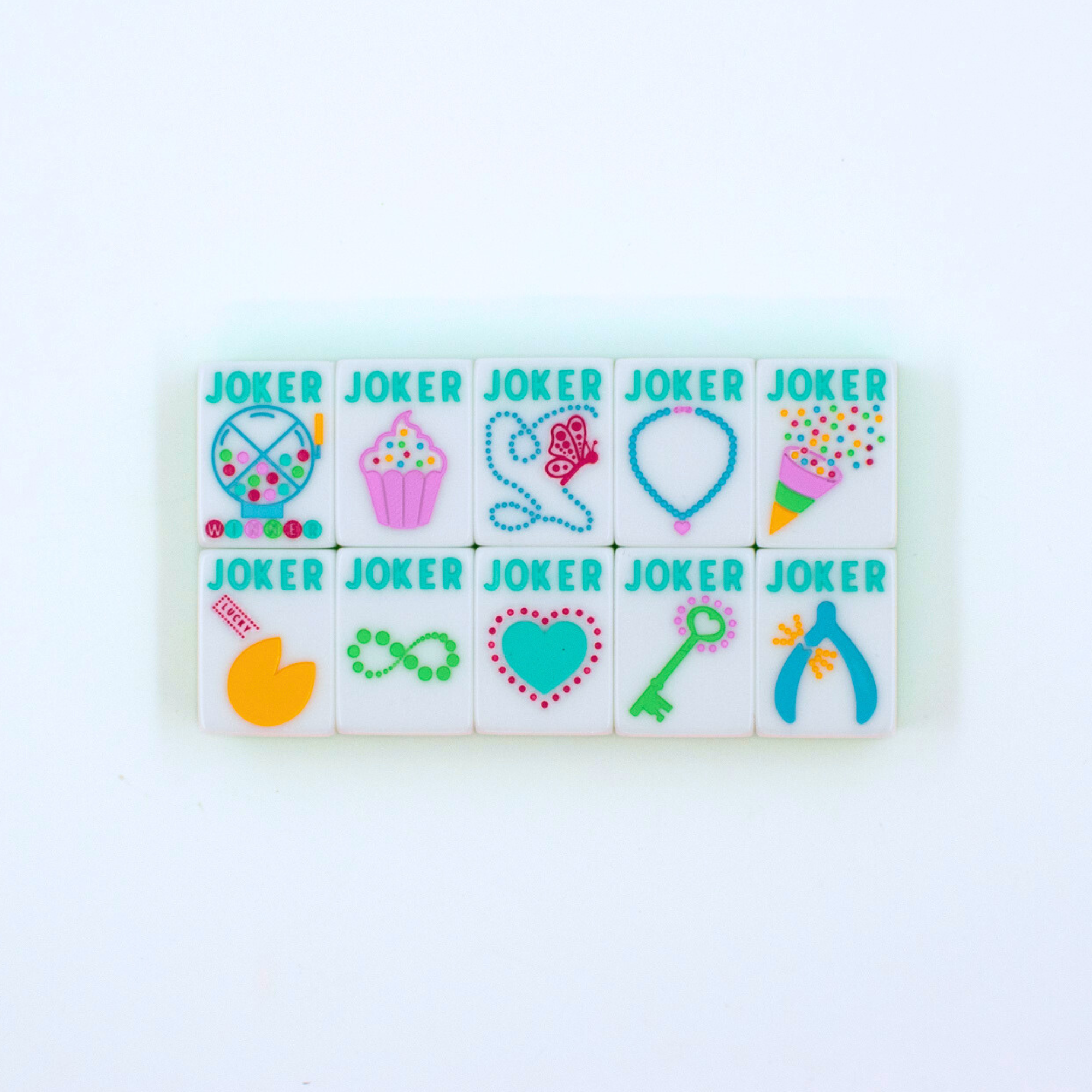 My Fair Mahjong - Vente Jeux de société - Confettis de Cristal Citron-Citron Vert | Mahjong avec une Touche de Couleur et de Joie | 3,18 cm x 2,29 cm x 1,78 cm7