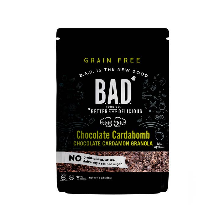 B.A.D. Food Co. - Venta al por mayor Muesli - Chocolate Cardabomb Cardamomo de Chocolate Granola