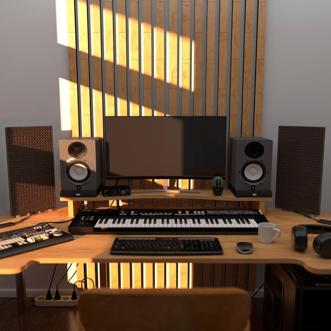 ATB-Sound sp. z o. o. - Wholesale Speakers - 2 Pack WILDS-mini LED Panels with RGB Lamp – Desktop6