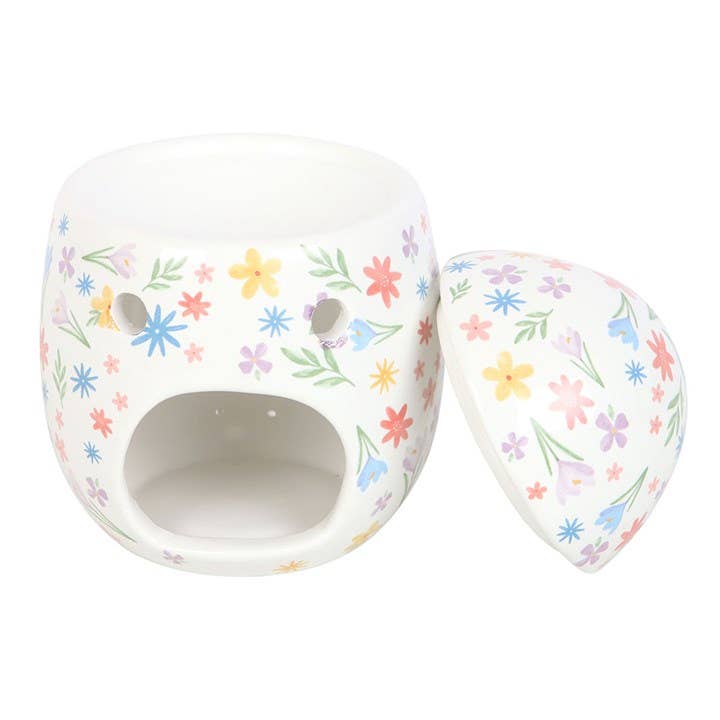 Something Different Wholesale - Wholesale Wax Warmer - Spring Floral Print Easter Egg Oil Burner and Wax Warmer3