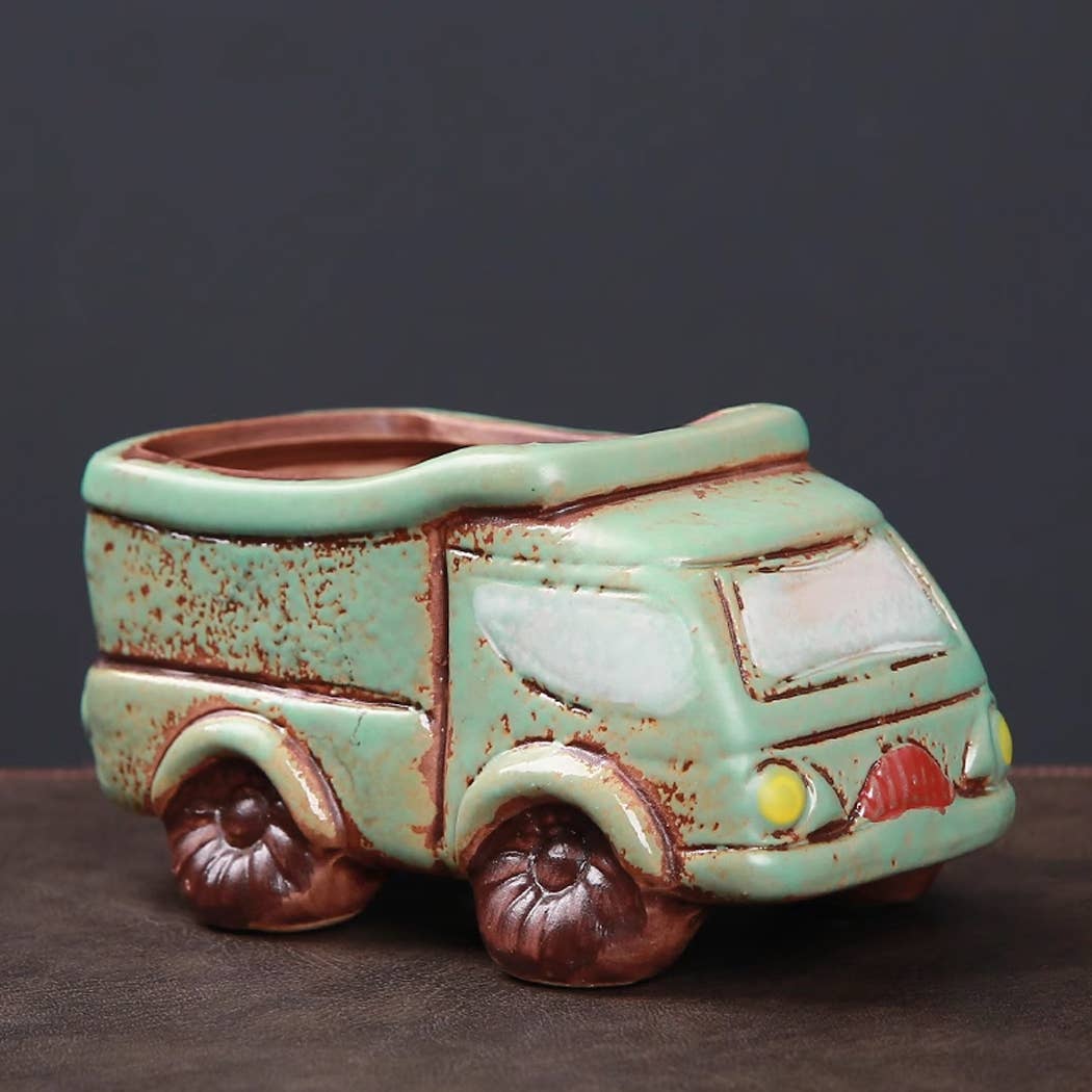 Ailly's garden - Wholesale Plant Pot - Creative Retro Style Car Garden Decoration Truck Flower Pot3