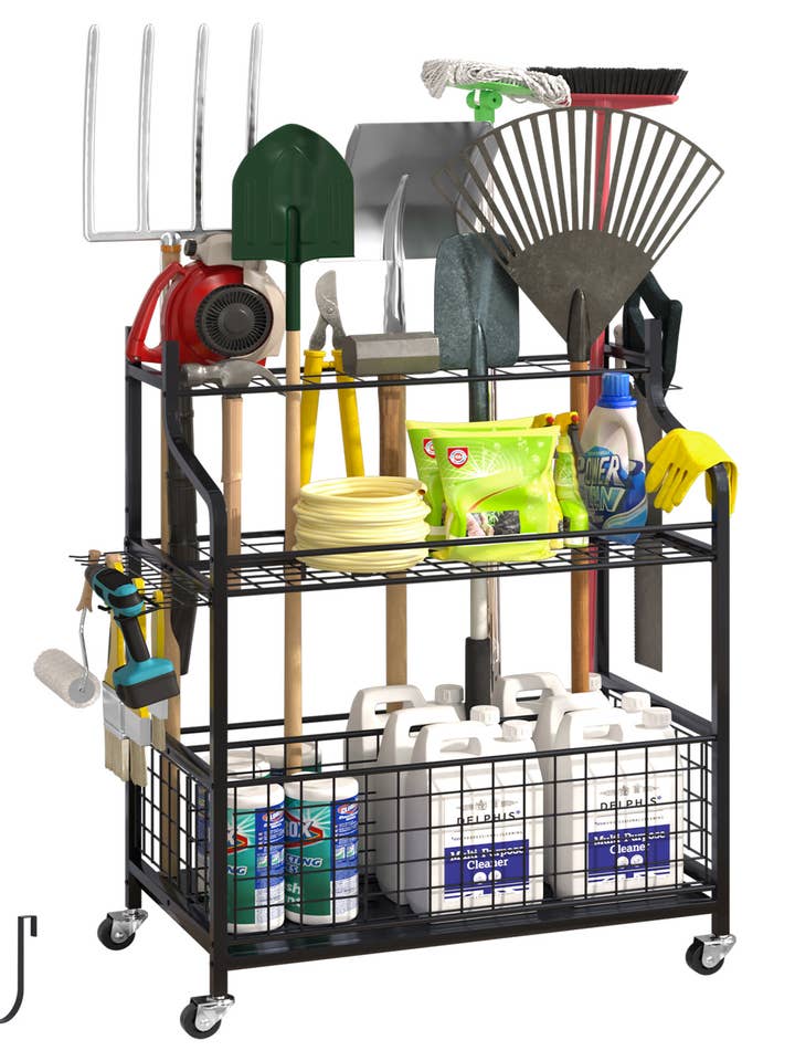 31X16X36 BLK UTILITY/ STORAGE CART for wholesale by Three Star IM/EX Inc.
