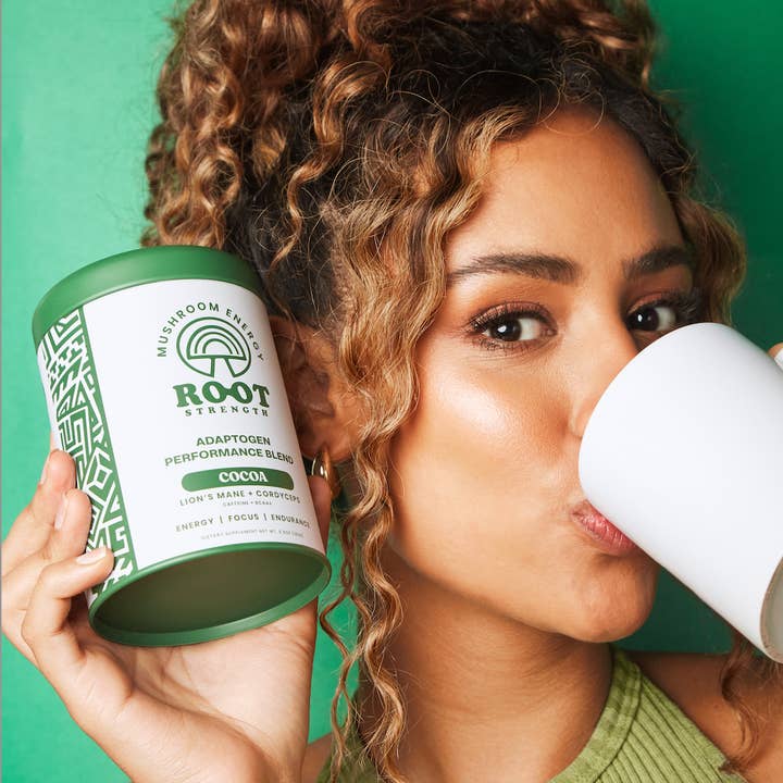 Arete Adaptogens - Wholesale Protein/Superfood Powder - Root Strength Mushroom Energy Blend (Pre-Workout)4