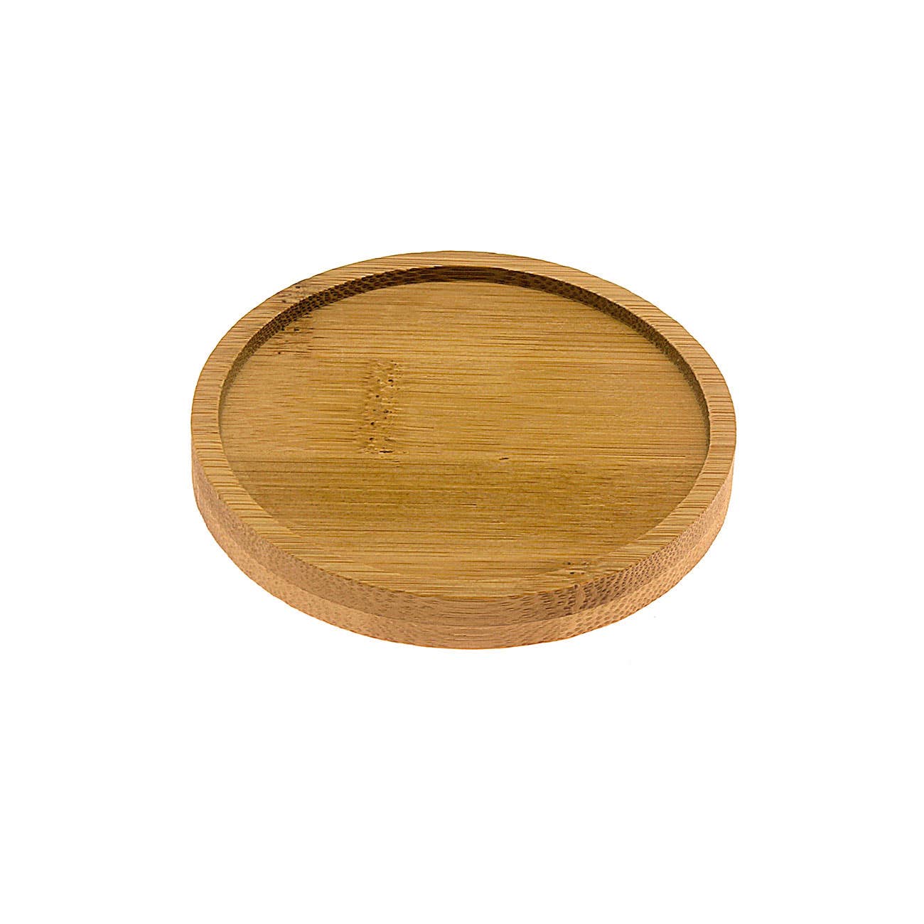 O Yeah Gifts - Wholesale Plant Pot - Black Ceramic Planter | 3.5" Round Pot with Bamboo Saucer2