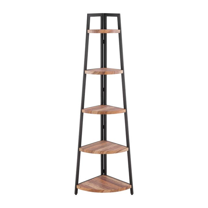 Danya B - Wholesale Free Standing Shelf - Free-Standing 5-Tier Pyramid Corner Shelf with Metal Frame17