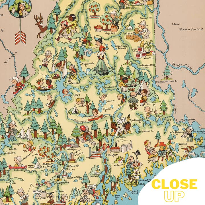 WAWW Artisanal Wooden Puzzles - Wholesale Puzzle - Adult - USA* MAINE State Wooden Puzzle3