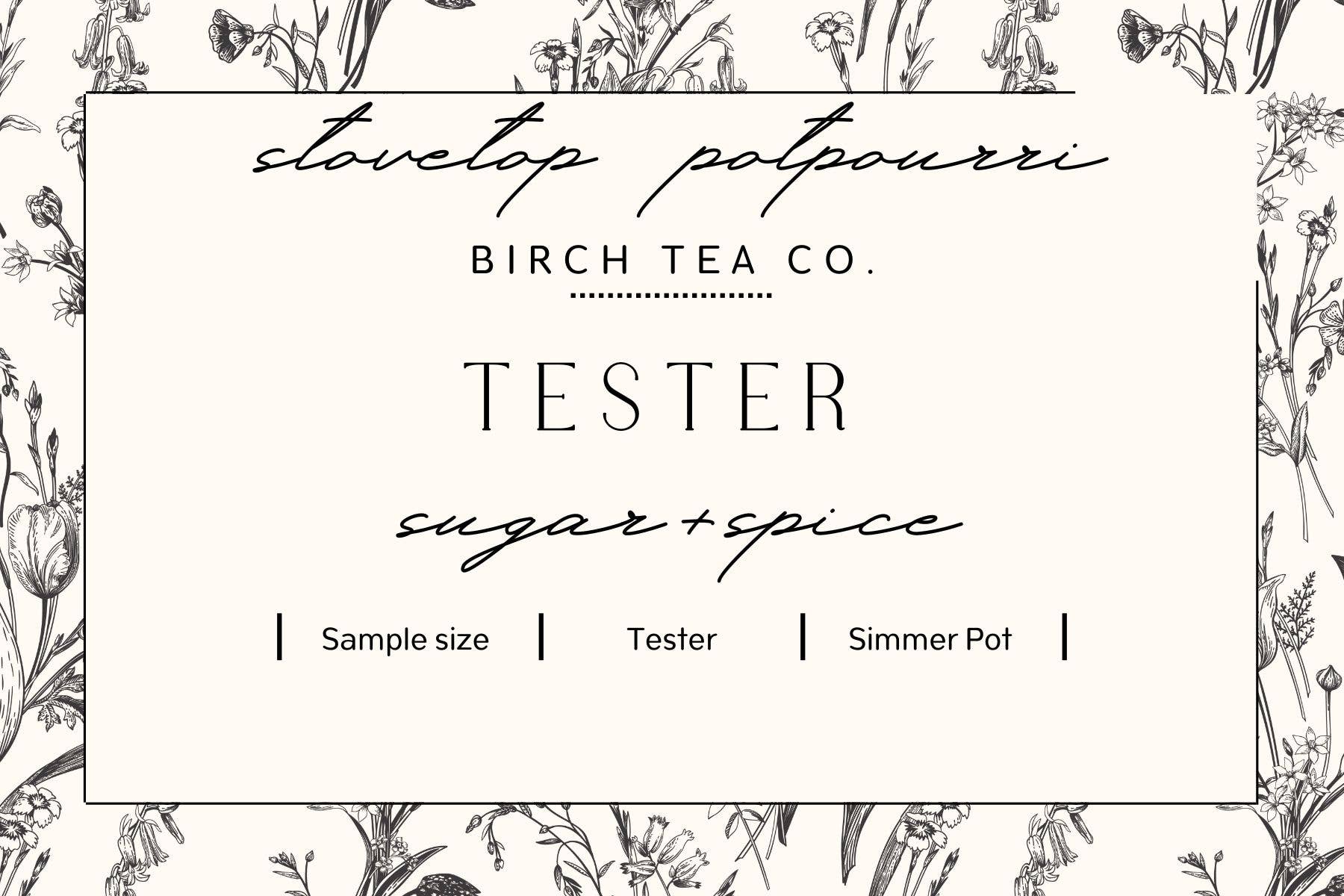 Birch Tea Co. - Vente Pots-pourris - Kit de pot-pourri à la cannelle et aux épices pour cuisinière parfum nostalgique9