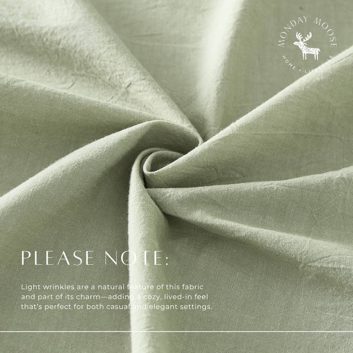 Monday Moose - Wholesale Tablecloth - Corcovado Tablecloth (Sage Green)11