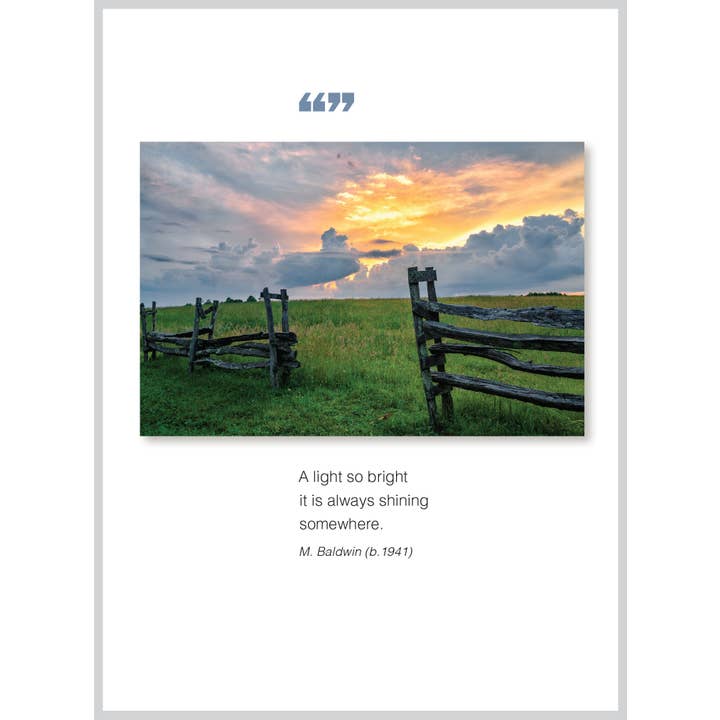 The Borealis Press Inc - Wholesale Sympathy Card - A light so bright Sympathy Greeting Card