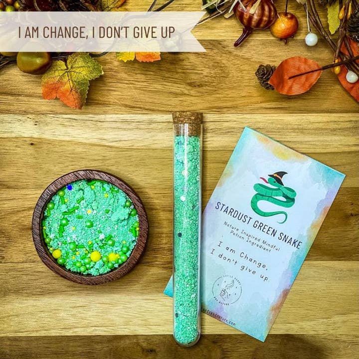 Grøn Slange Stjernestøv for engroshandel hos Little Hands and Nature