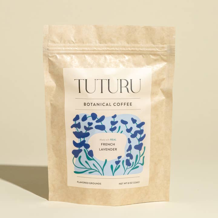 Tuturu Botanical Coffee - Wholesale Coffee Beans - French Lavender Coffee | Made with Real Lavender