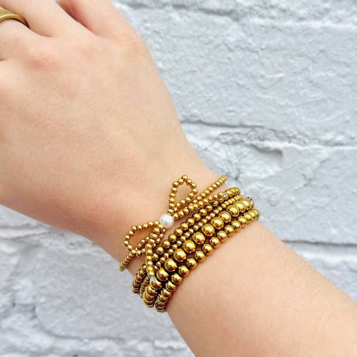 Lacey Rae Jewelry - Wholesale Beaded Bracelet - Brynn Bow Bracelet