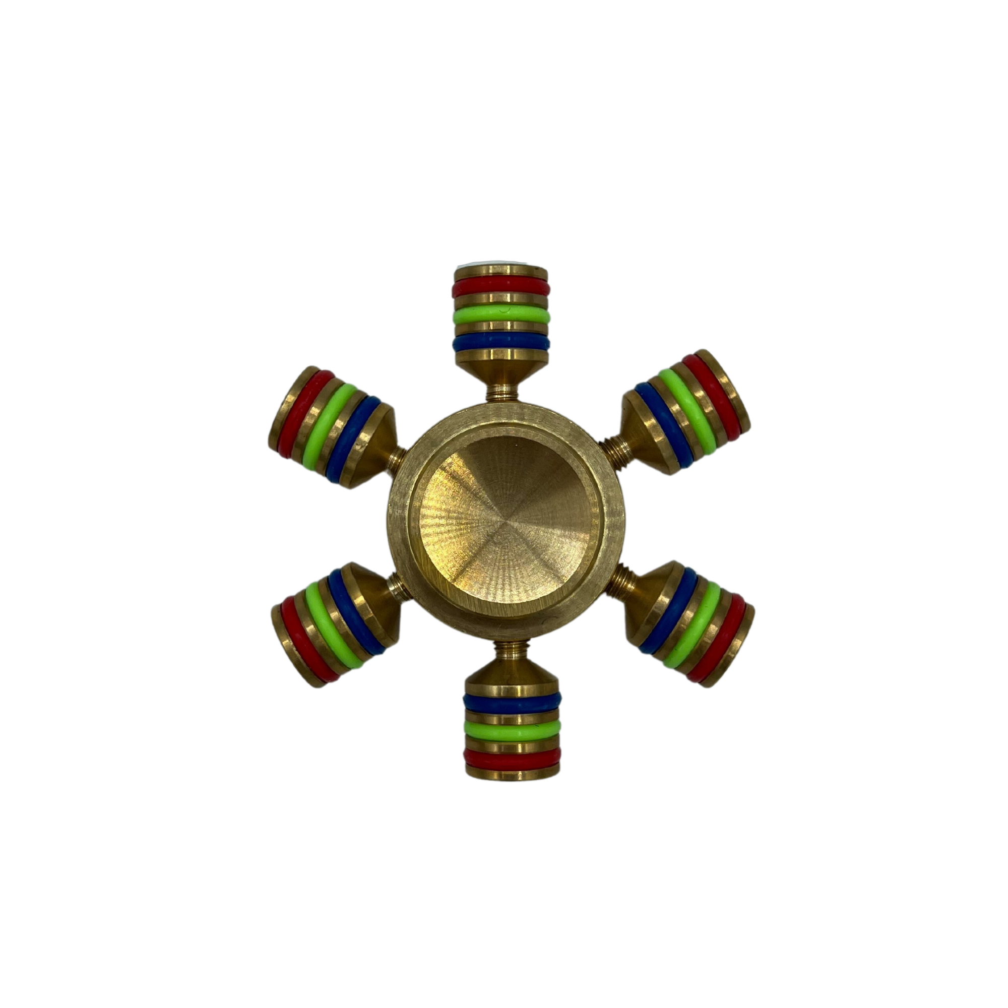 K & S WHOLESALE INC – Engroshandel Fidget - Børn – Messing Sekskantet Aftagelig Ror Fidget Spinner 500 CT1