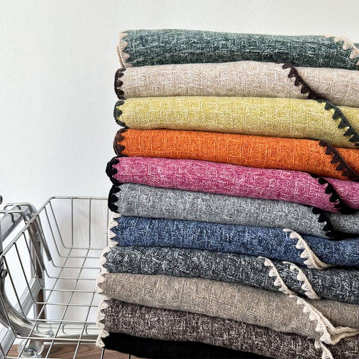 JC023507 Triangle Embroidered Edge scarf and other Purchase Wholesale edge scarf. Free Returns & Net 60 Terms on Faire trending on Faire.