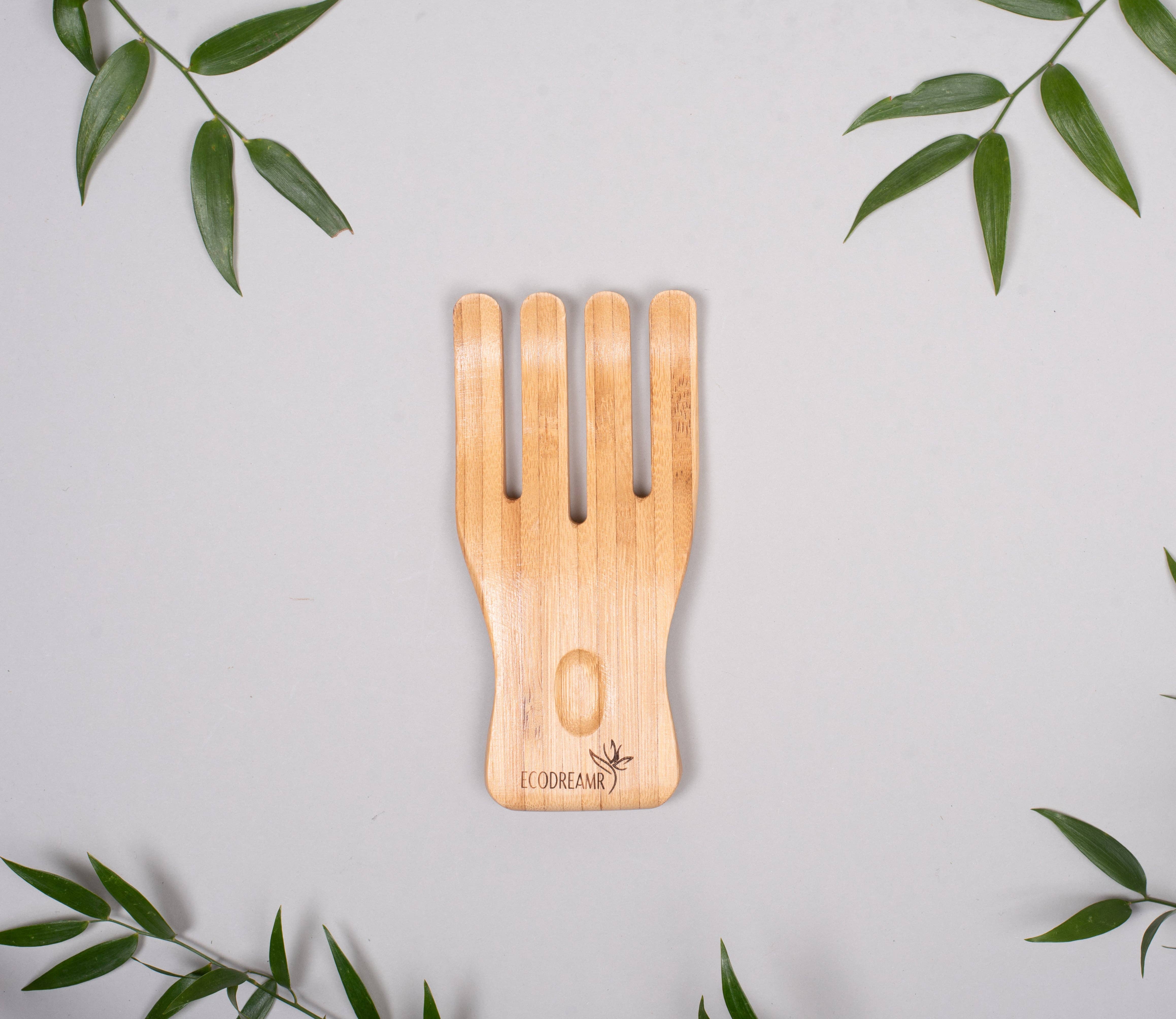 EcoDreamr - Wholesale Serving Utensil - Bamboo Salad Servers - Serve with Sustainable Style1
