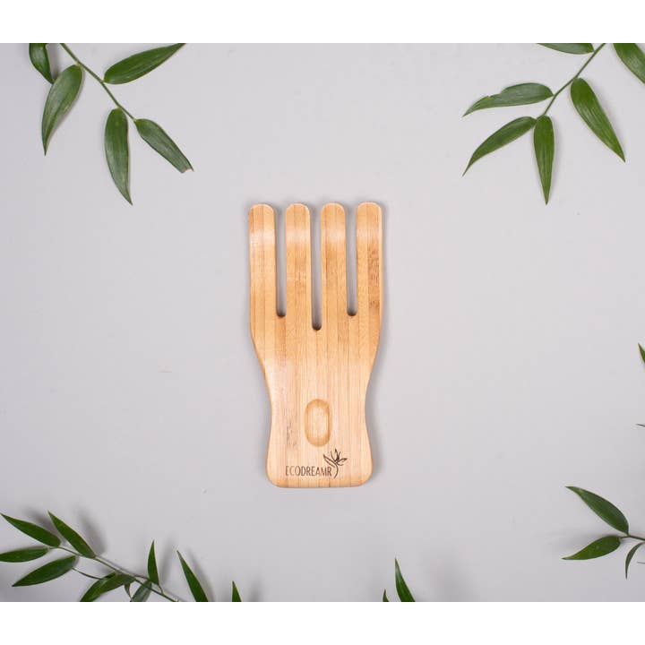 EcoDreamr - Wholesale Serving Utensil - Bamboo Salad Servers - Serve with Sustainable Style1
