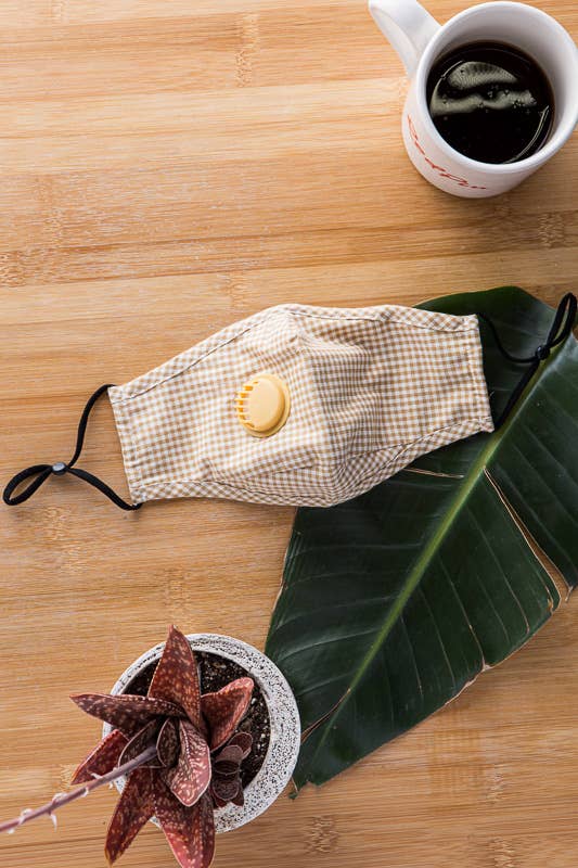 Leto Accessories - Wholesale Protective Face Mask/Shield - Checkered Mask With Colored Filter21