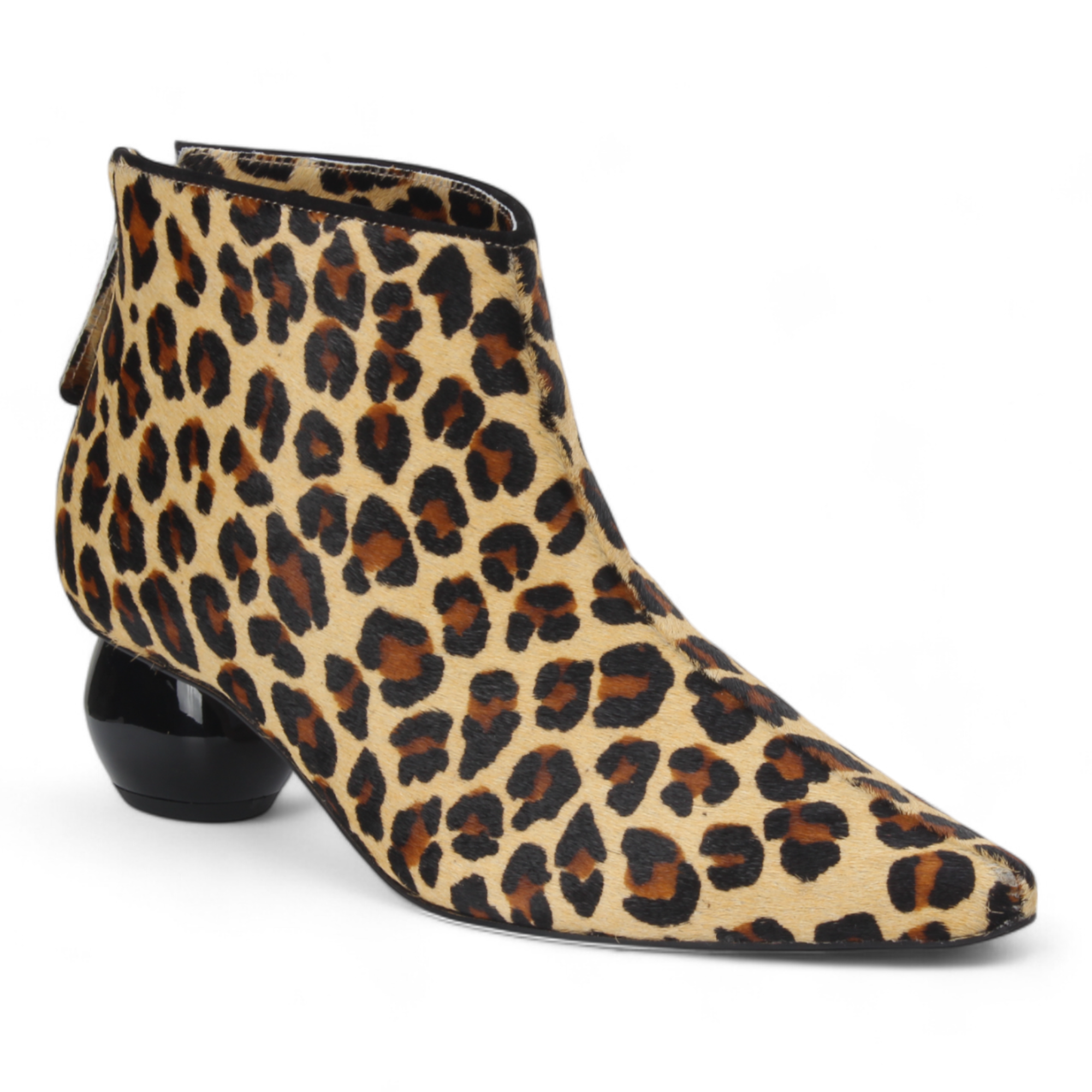 Jana Leather Ankle Bootie Leopard 51411 for wholesale on Faire1