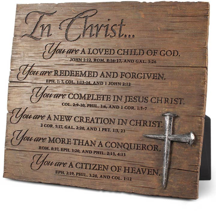 Dicksons - Wholesale Decorative Tabletop Object - LCP Tabletop Plaque In Christ You Are Loved