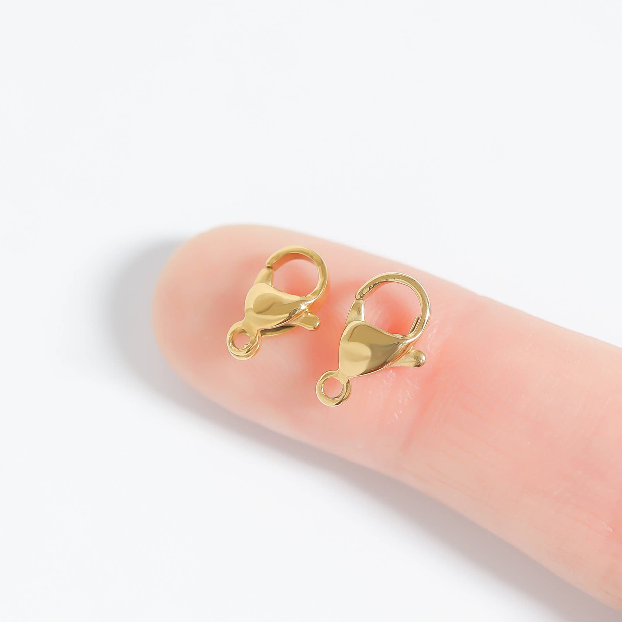 WJW - Wholesale Clasp - 18K Gold PVD Stainless Steel Lobster Clasp5