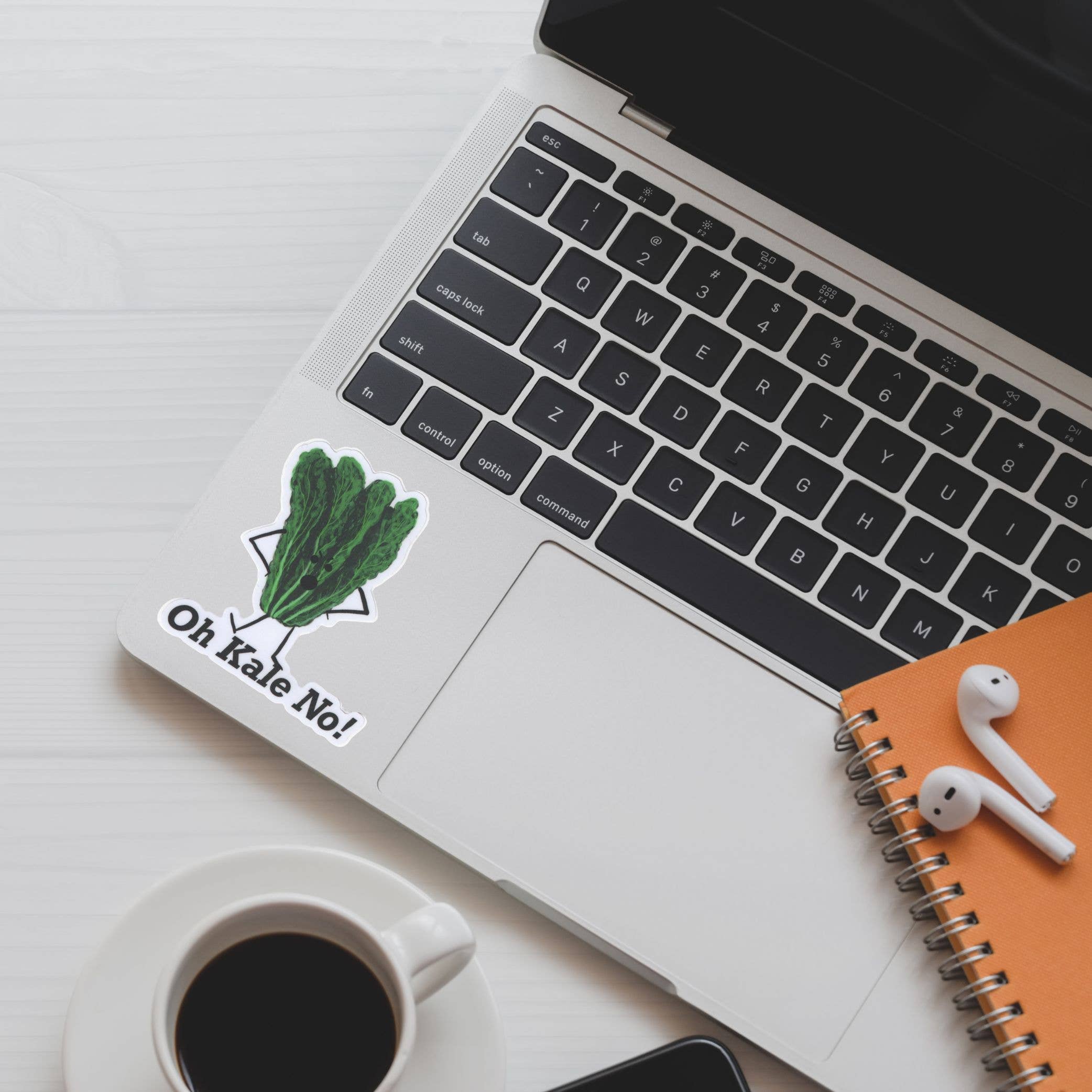Punaballoo – Großhandel Aufkleber – Oh Grünkohl Nein! 3" Vinyl Grünkohl-Wortspiel-Aufkleber1