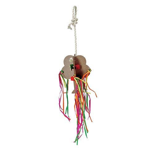 Caitec Inc - Wholesale Bird Swing/Toy - Medium 3D Chipboard Tree w/ Streamers