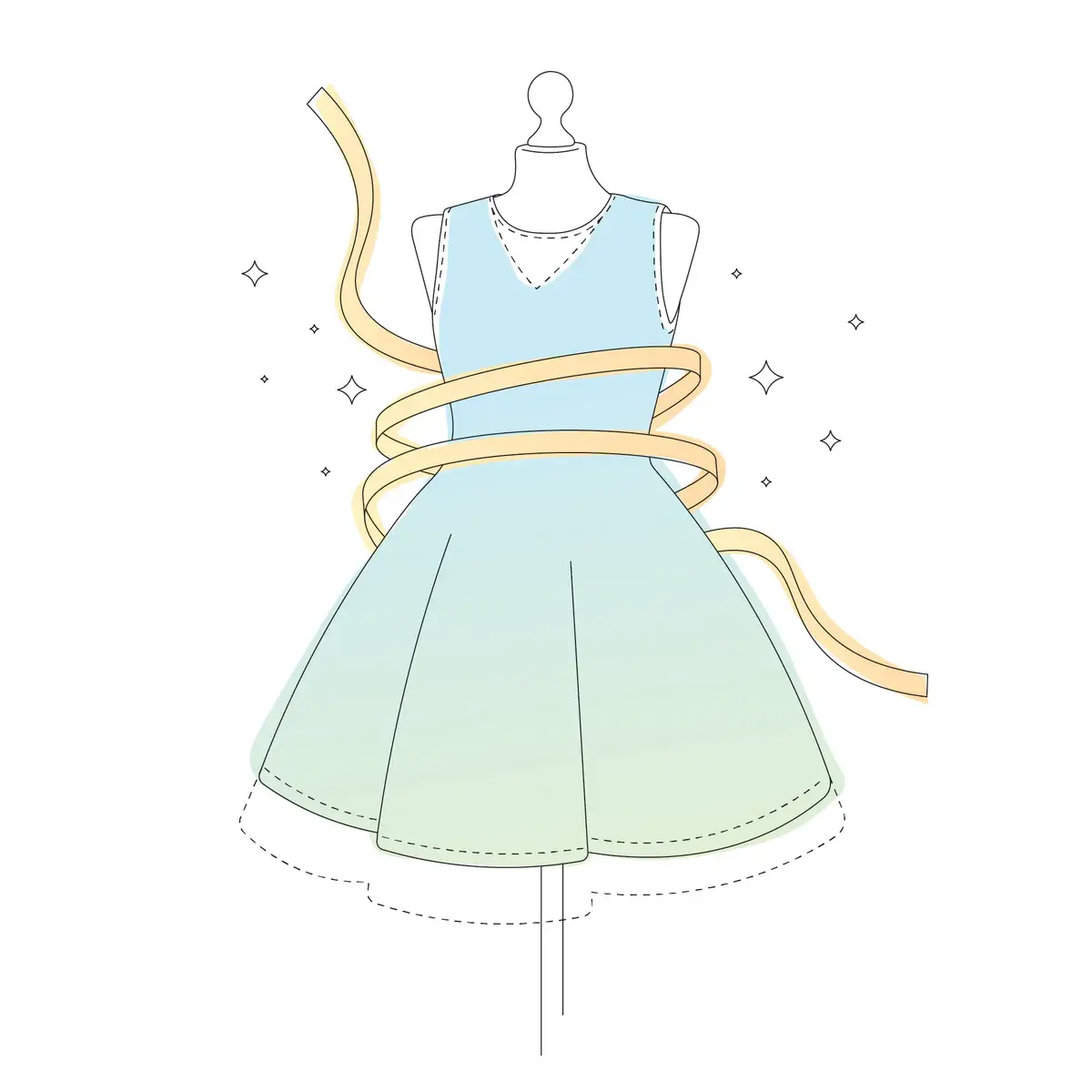 menique - Wholesale Dress - Women's - Linen Customization Fee / Custom Made Item0