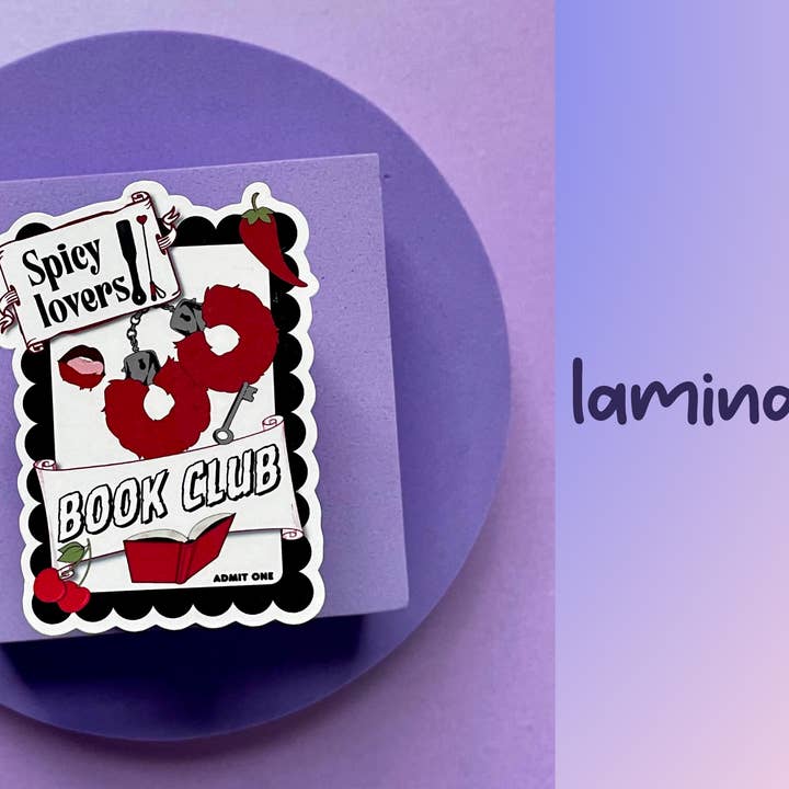 Motleyboo - Wholesale Sticker - Smut book lovers club die cut , kindle and laptop sticker1