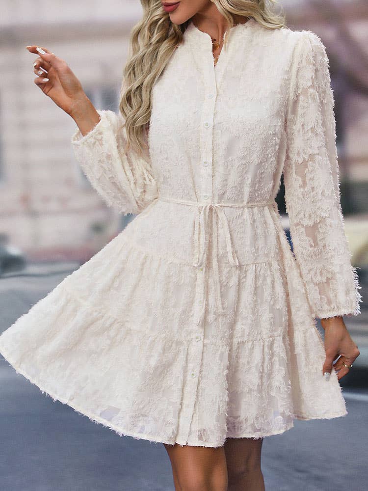 Masyal – wholesale Dress – Women's – Date Party Spring and Autumn Elegant  Lace Long Sleeve Dress2